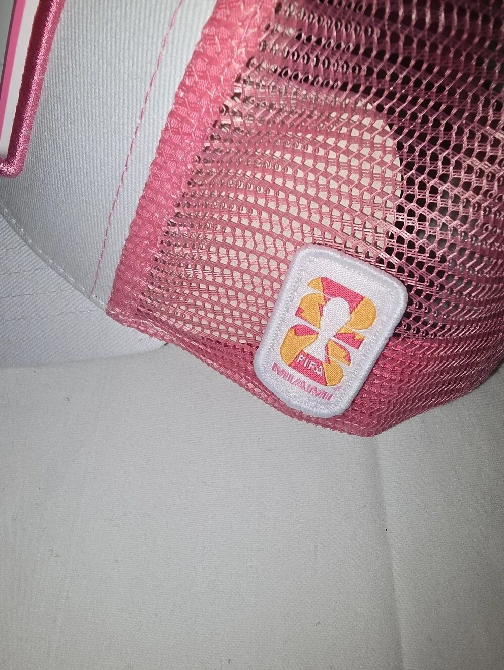 Miami FIFA Pink and White Trucker Hat